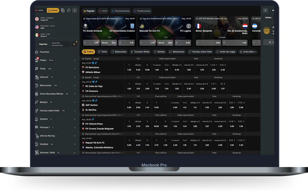 Bull Casino apuestas deportivas y cuotas